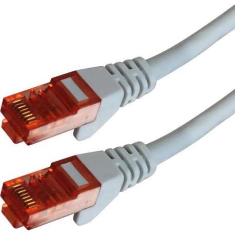 Wentronic CAT6 Netwerkkabel - RJ45 - Grijs - 3 m