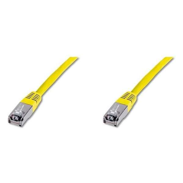 Digitus CAT 6, S-FTP, AWG 26/7, 1 m netwerkkabel Cat6 S/FTP (S-STP) Geel