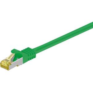 Goobay RJ-45 CAT7 25m netwerkkabel S/FTP (S-STP) Groen