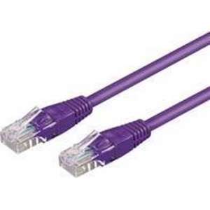 Wentronic CAT5E Netwerkkabel - RJ45 - Paars - 15 m