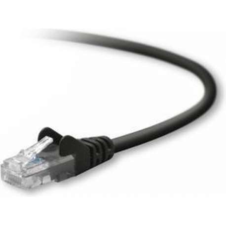 Belkin A3L791B01M - UTP Patch kabel - Cat.5e / 1 meter / Zwart