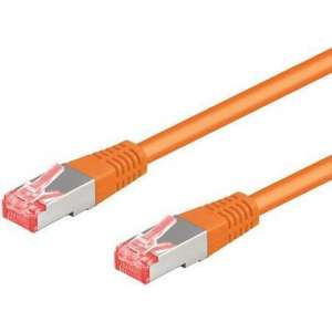 Wentronic 93340 - Cat 6 UTP-kabel - RJ45 - 0.25 m - Oranje