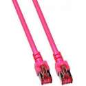 Techtube Pro - Internetkabel S/FTP CAT6 - roze - 5 meter