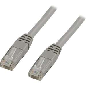 DELTACO TP-625 Cat6 U/UTP Netwerkkabel LSZH - Grijs - 25 meter