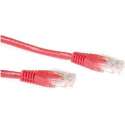 ACT IM8551 - Cat 6 UTP-kabel - RJ45 - 1.5 m - Rood