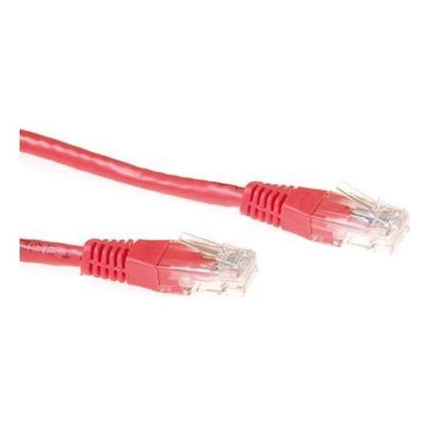 ACT IM8551 - Cat 6 UTP-kabel - RJ45 - 1.5 m - Rood