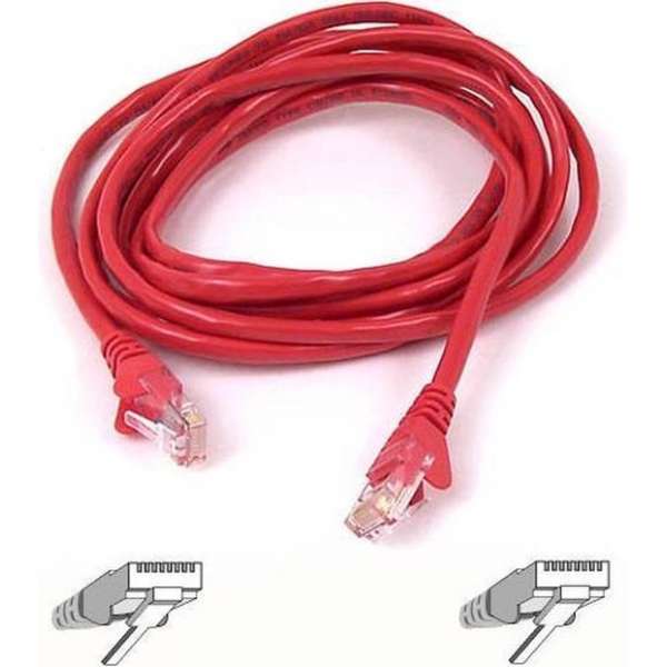 Belkin A3L980B01M - UTP Patch kabel - Cat.6 / 1 meter / Rood