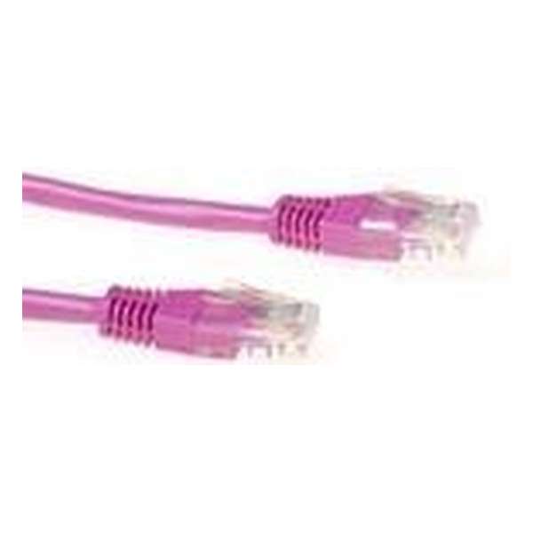 ACT CAT5E UTP patchkabel roze