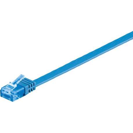 Wentronic CAT6A Netwerkkabel - RJ45 - Blauw - 7 m