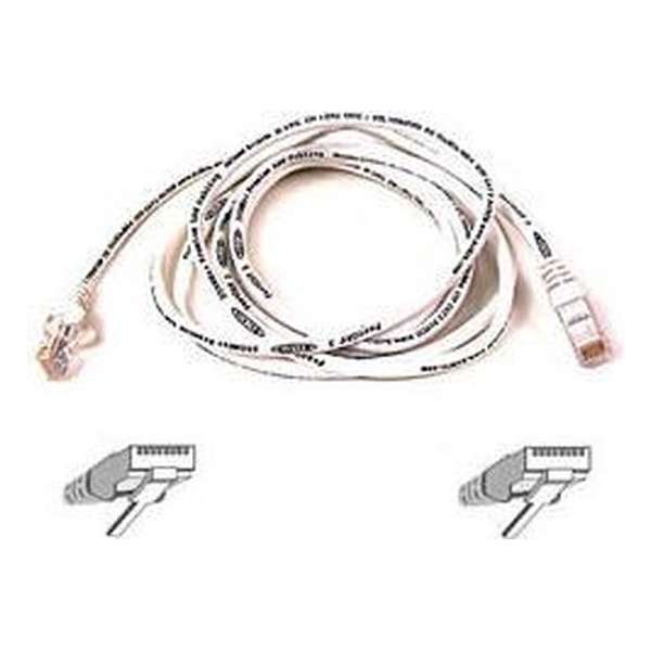 Belkin Cable patch CAT5 RJ45 snagless 0.5mWhite