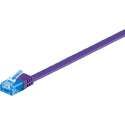 Wentronic 96346 5m Cat6a U/UTP (UTP) Violet, Blauw netwerkkabel