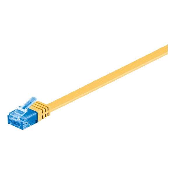 Wentronic CAT6A Netwerkkabel - RJ45 - Geel - 10 m