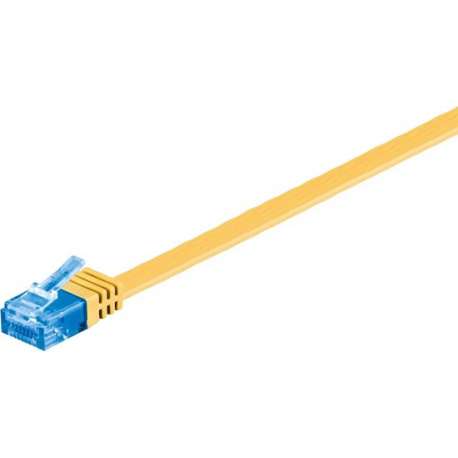 Wentronic CAT6A Netwerkkabel - RJ45 - Geel - 10 m