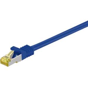 Wentronic 91574 - Cat 7 STP-kabel - RJ45 - 0.5 m - Blauw