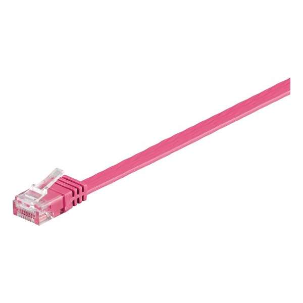 Wentronic CAT6 Netwerkkabel - RJ45 - Magenta - 2 m