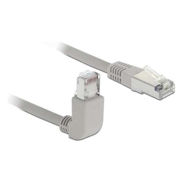 DeLOCK 0.5m Cat.6A SSTP netwerkkabel 0,5 m Cat6a S/FTP (S-STP) Grijs