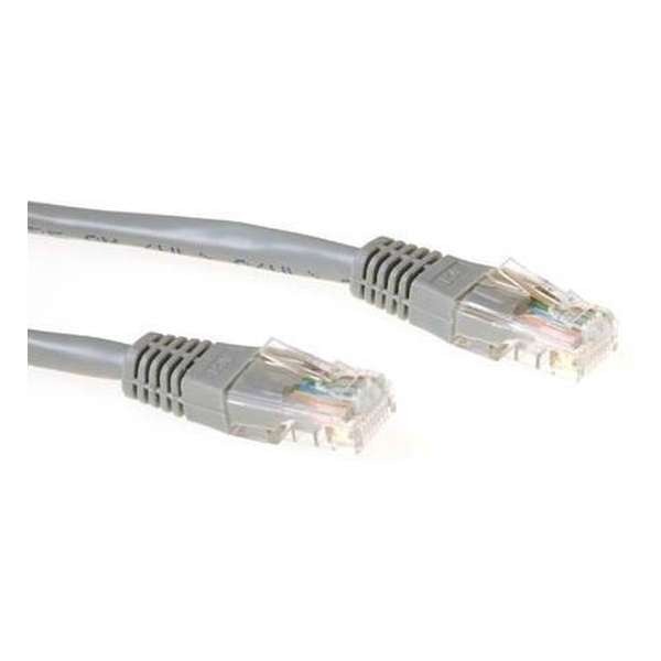 ACT Grijze 20 meter UTP CAT6 patchkabel met RJ45 connectoren