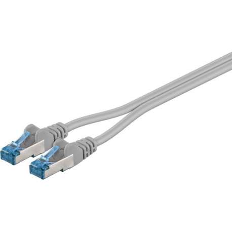 Goobay 93772 netwerkkabel 2 m Cat6a S/FTP (S-STP) Grijs