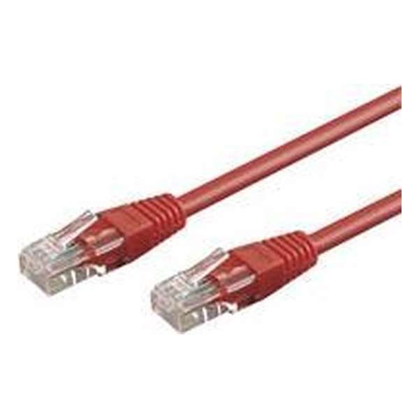 Wentronic CAT6 Netwerkkabel - RJ45 - Rood - 1 m