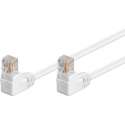 CAT5E Netwerkkabel - RJ45 - wit - 0.5 m