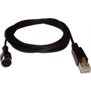 Cavus RJ45 naar 8-pins DIN Powerlink PL8 kabel voor B&O / zwart - 1,8 meter