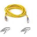 Belkin F3X126B01M - Cat 5 UTP-kabel - RJ45 - 1 m - Geel