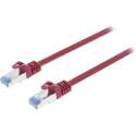 CAT6a S/FTP Netwerkkabel RJ45 (8/8) Male - RJ45 (8/8) Male 0.50 m Rood