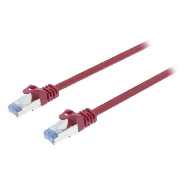 CAT6a S/FTP Netwerkkabel RJ45 (8/8) Male - RJ45 (8/8) Male 0.50 m Rood