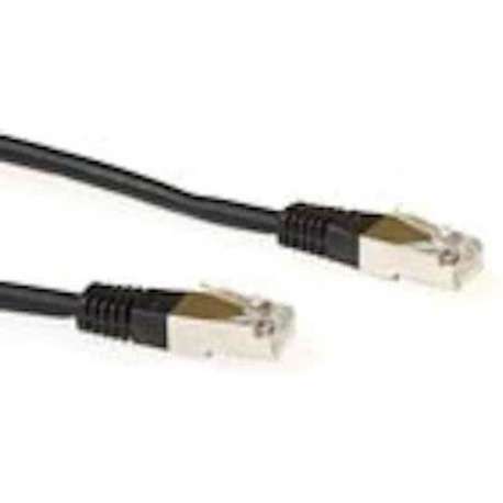 ACT Zwarte 20 meter LSZH FTP CAT5E patchkabel met RJ45 connectoren