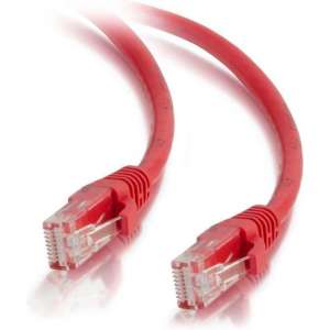 C2G - 350MHz Snagless Patch Kabel - Cat.5e / 1 meter / Rood