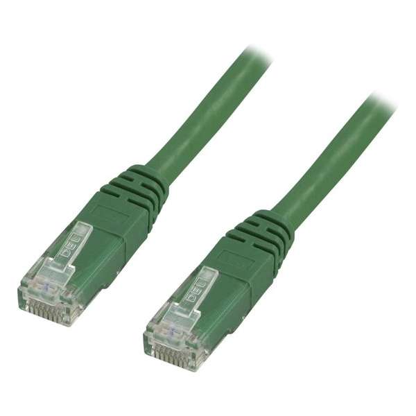 DELTACO TP-62G Cat6 U/UTP Netwerkkabel LSZH - Groen - 2 meter