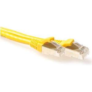 ACT RJ-45/RJ-45, Cat.6a, 15.0m netwerkkabel 15 m Cat6a Geel