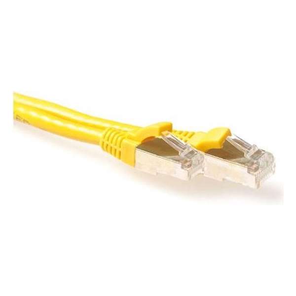 ACT RJ-45/RJ-45, Cat.6a, 15.0m netwerkkabel 15 m Cat6a Geel