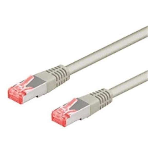 Goobay 5m CAT6a-500 netwerkkabel Grijs