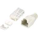 LogiLink MP0021 kabel-connector RJ45 Grijs, Transparant