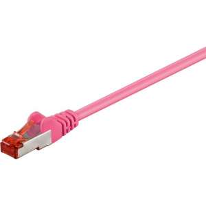 Goobay 111164 - Cat 6 UTP-kabel - RJ45 - 2 m - roze