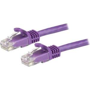 StarTech.com Cat6 netwerkkabel met snagless RJ45 connectoren UTP patchkabel paars 7m