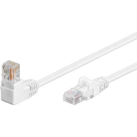 Wentronic CAT5E Netwerkkabel - RJ45 - wit - 1 m