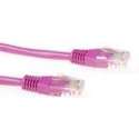 ACT CAT5E UTP patchkabel roze