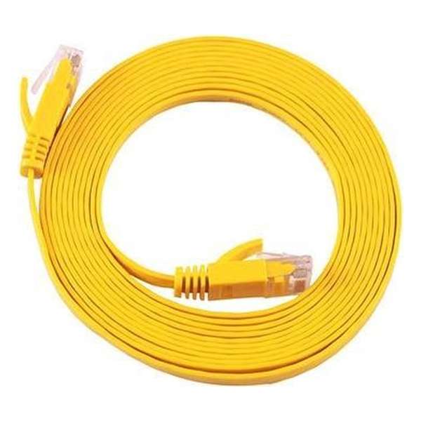 Patchkabel equip RJ45 S/FTP Cat6A 5.00m geel