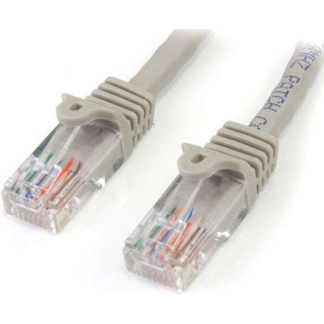 StarTech.com 45PAT5MGR netwerkkabel 5 m Cat5e U/UTP (UTP) Grijs