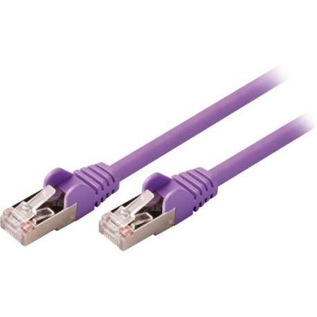 Valueline VLCP85121U100 Cat5e Sf/utp Netwerkkabel Rj45 (8/8) Male - Rj45 (8/8) Male 10.0 M Paars