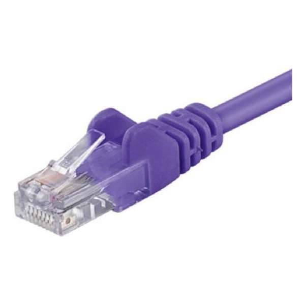 CAT5e UTP 15m paars  - CCA