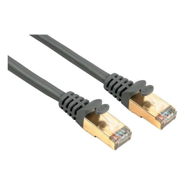 Hama CAT 5e Patch Cable netwerkkabel 0,25 m Grijs