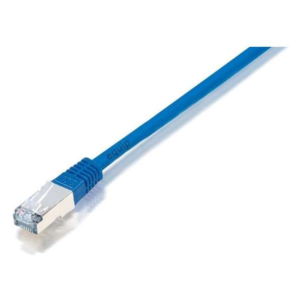 Equip 225432 netwerkkabel 3 m Cat5e F/UTP (FTP) Blauw