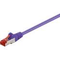 Goobay S/FTP CAT6 Gigabit netwerkkabel / paars - LSZH - 25 meter