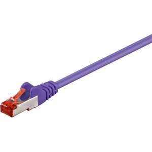 Goobay S/FTP CAT6 Gigabit netwerkkabel / paars - LSZH - 25 meter