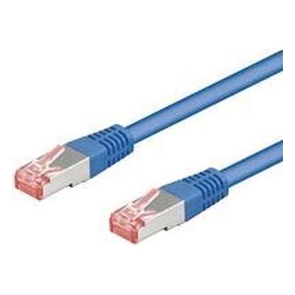 Goobay CAT 6-3000 SSTP PIMF Blue 30m netwerkkabel Blauw