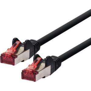 LOGON TCR66SS100BL netwerkkabel 10 m Cat6 SF/UTP (S-FTP) Zwart