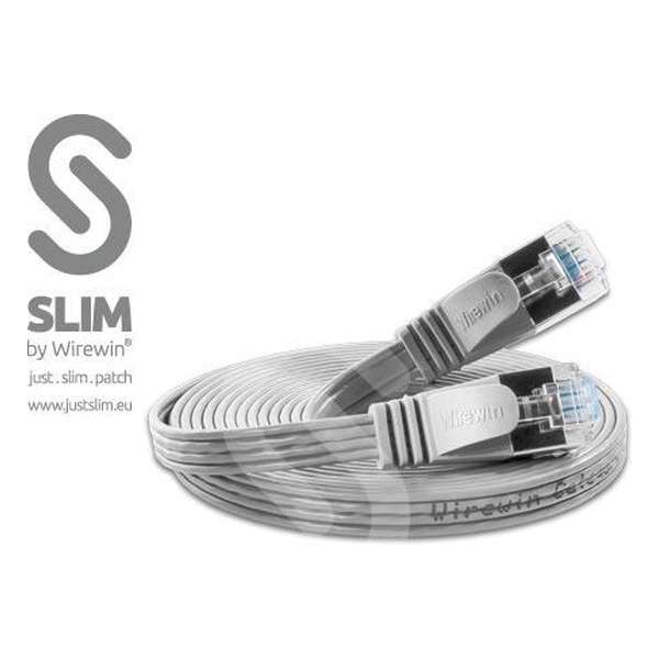 Wirewin® CAT6 Slimpatchkabel - STP - 2,0m - Wit